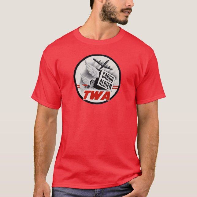 Vintage "Cargo Aerien" (Air Cargo) Tee (Front)
