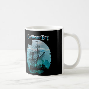 Vintage Caribbean  Pirate Ships Coffee Mug