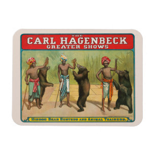 Vintage Carl Hagenbeck Circus Poster Magnet