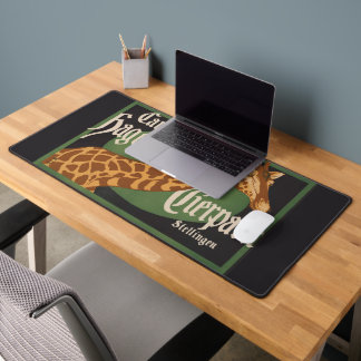 Vintage Carl Hagenbeck's Tierpark Circus Poster Desk Mat