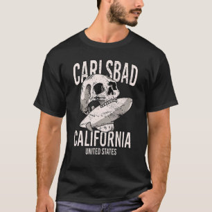 Vintage Carlsbad Beach California Ca Retro Surfer T-Shirt