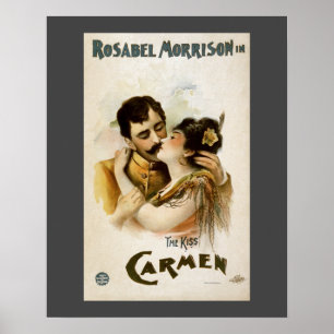 Vintage Carmen  The Kiss Poster