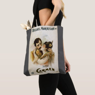 Vintage Carmen  The Kiss Tote Bag