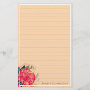Vintage Carnation Wedding, stationery