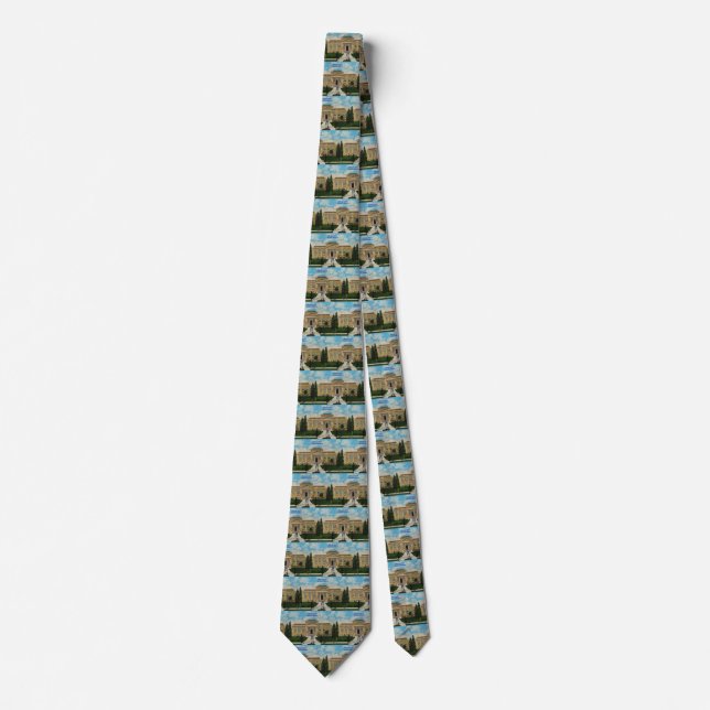 Vintage Carnegie Library Anniston Alabama  Tie (Front)
