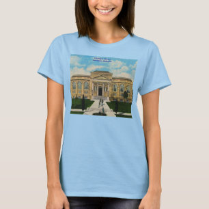 Vintage Carnegie Library Anniston Alabama Womens T-Shirt