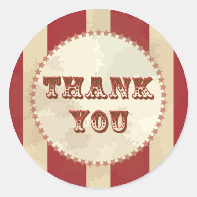 Vintage Carnival Sticker (Front)