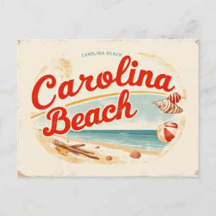 Vintage Carolina Beach Postcard