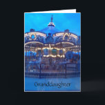 "VINTAGE CAROUSEL" HAPPY BIRTHDAY GRANDDAUGHTER CARD<br><div class="desc">As a grandparent our grandchildren mean the entire world to us and I think this card will really convery that message for you.</div>