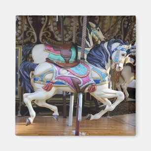 Vintage Carousel Horse galloping II Magnet