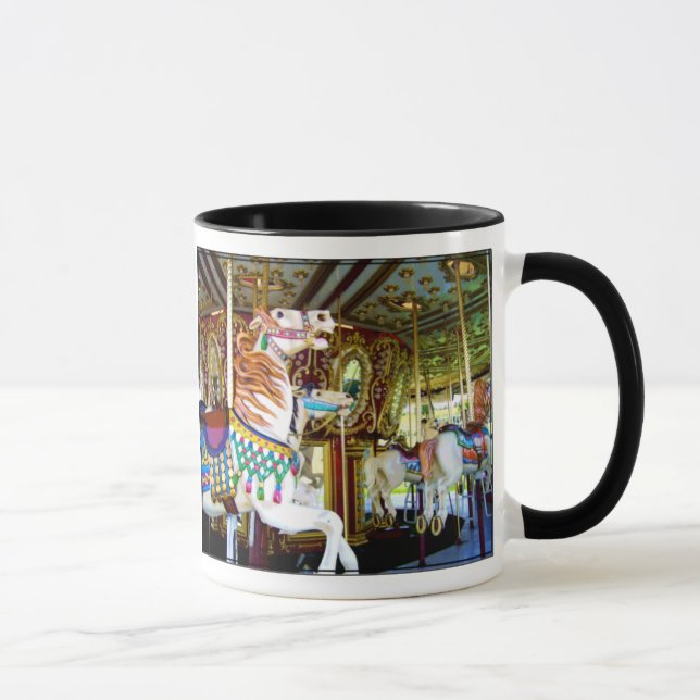 VINTAGE CAROUSEL HORSES MUG (Right)