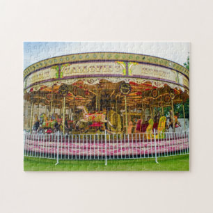 Vintage carousel puzzle