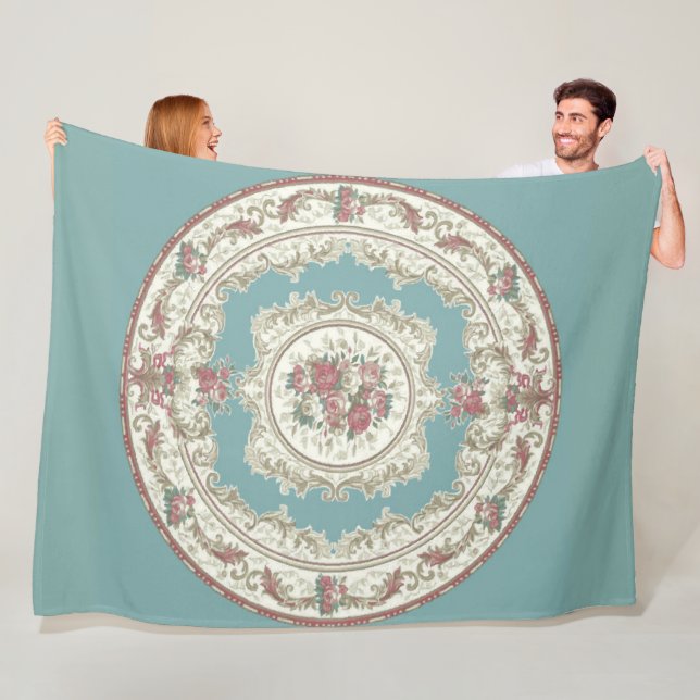 Vintage Carpet 2 - Fleece Blanket (In Situ)