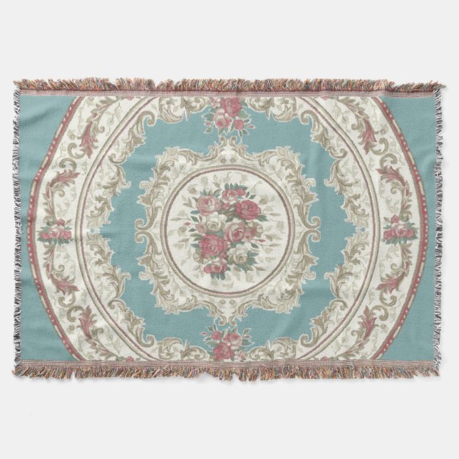 Vintage Carpet 2 - Throw Blanket (Front)