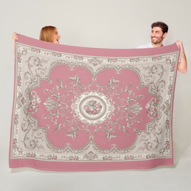 Vintage Carpet 3 - Fleece Blanket (In Situ)