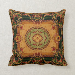 Vintage Carpet Patterns: Axminster 3421 Pillow