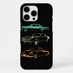 Vintage Cars - 80s & 90s Graphic Retro iPhone 16 Pro Max Case