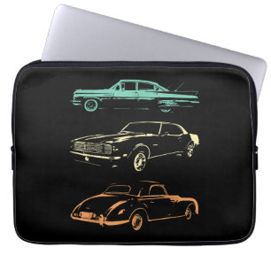 Vintage Cars - 80s & 90s Graphic Retro Laptop Sleeve