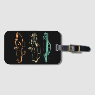 Vintage Cars - 80s & 90s Graphic Retro Luggage Tag