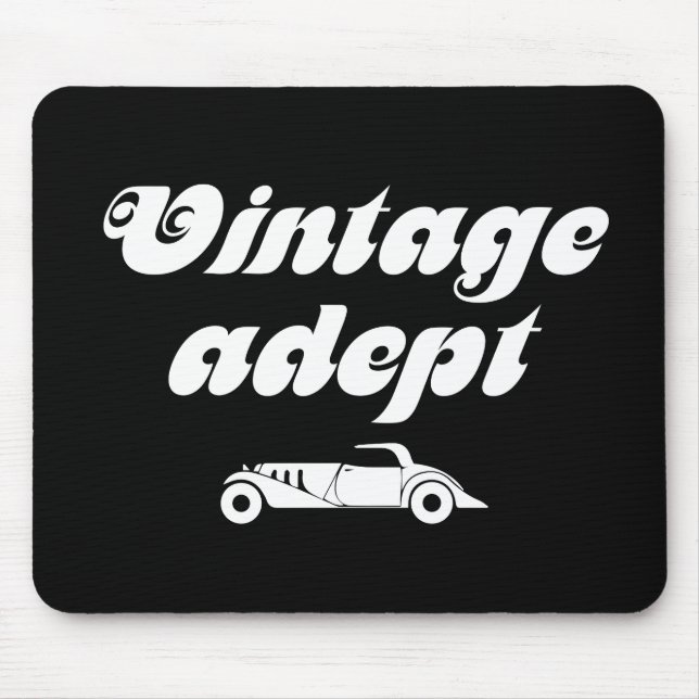 Vintage cars adept mouse mat (Front)