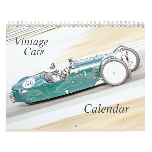 Vintage Cars Calendar (Cover)