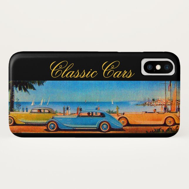 VINTAGE CARS Case-Mate iPhone CASE (Back (Horizontal))