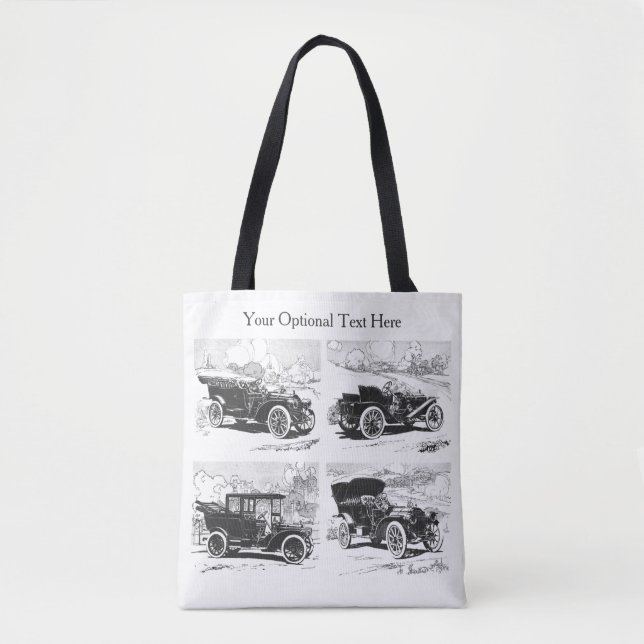 Vintage cars custom bags (Front)