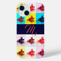 VINTAGE CARS GATHERING POP ART MONOGRAM