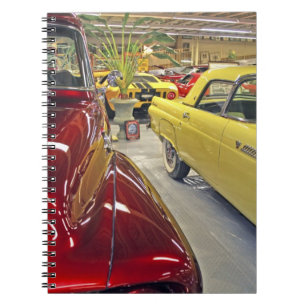 Vintage cars in Tallahassee Automobile Museum Notebook