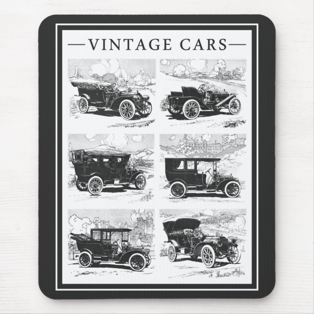 Vintage cars mousepad (Front)