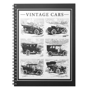Vintage cars notebook
