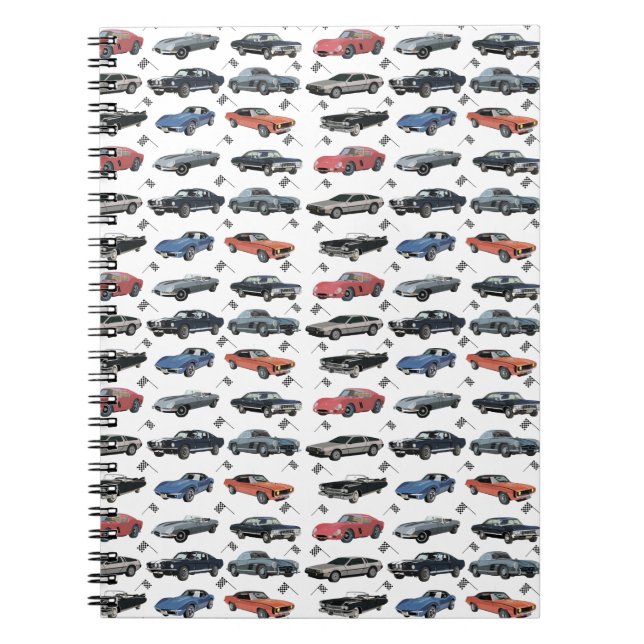 Vintage Cars Notebook (Front)