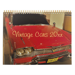 Vintage Cars photo calendar