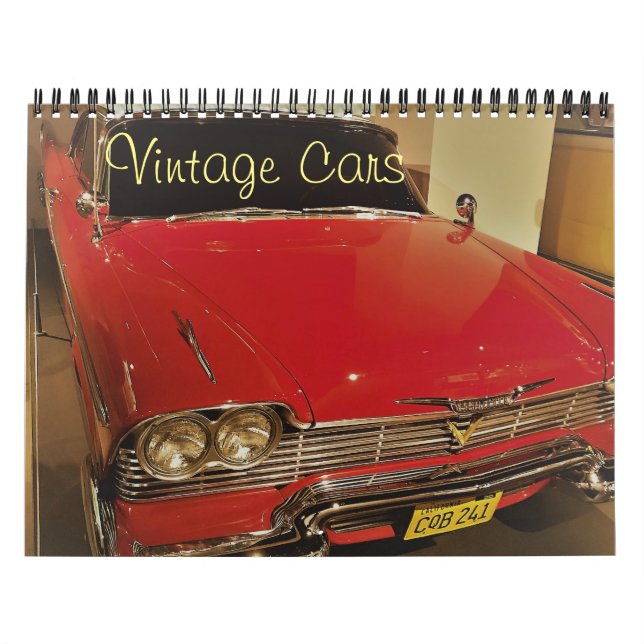 Vintage Cars photo calendar (Cover)