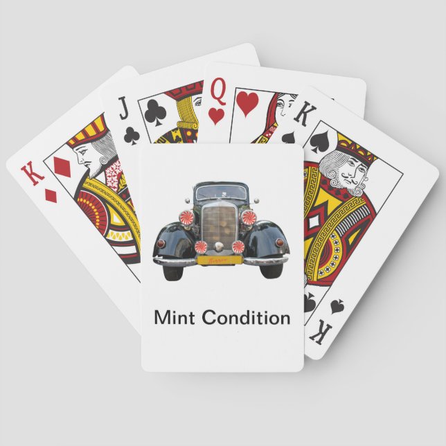 Vintage Cars Playing Cards (Back)