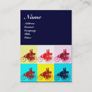 VINTAGE CARS POP ART / AUTO REPAIR AUTOMOTIVE BUSINESS CARD