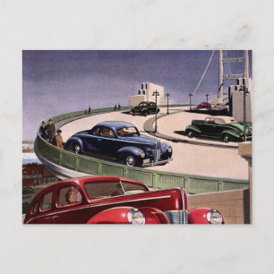 Vintage Cars Postcard