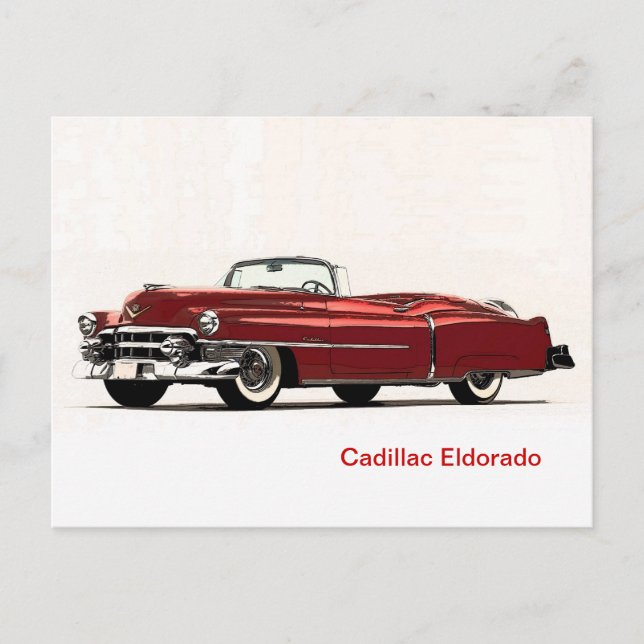 Vintage Cars Postcard (Front)