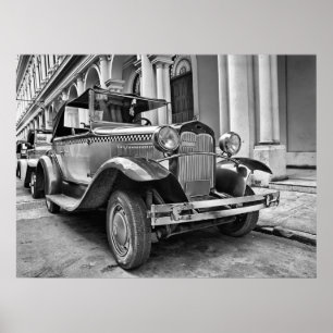 Vintage cars poster