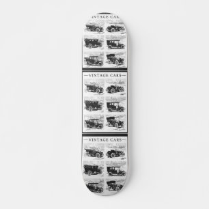 Vintage cars skateboard