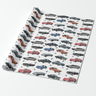 Vintage Cars  Wrapping Paper