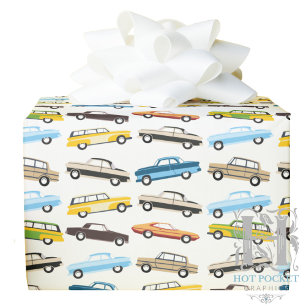 Vintage Cars Wrapping Paper