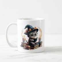 Vintage Cartoon Cat: Gothic, Halloween Vibes 