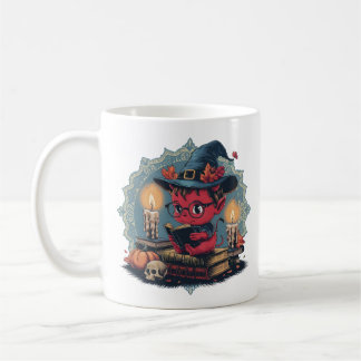Vintage Cartoon Devil Gothic, Halloween Vibes  Coffee Mug