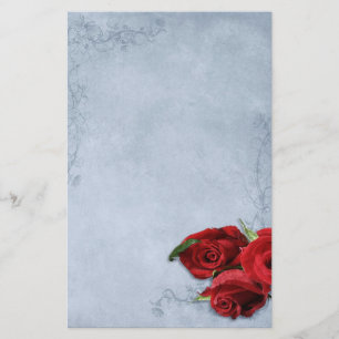 Vintage Cascade Blue Wedding Stationery