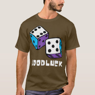 Vintage Casino Dice Good Luck Game Night Party Gam T-Shirt