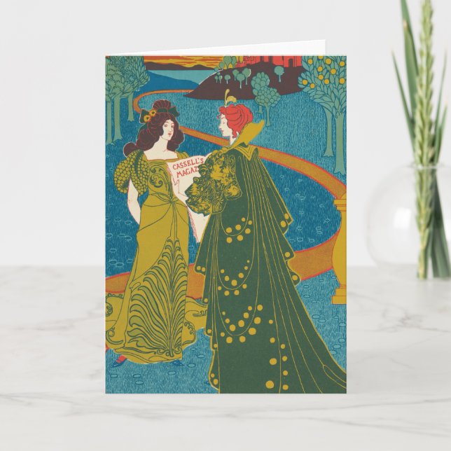 Vintage Cassell's Magazine December 1896 Card (Front)