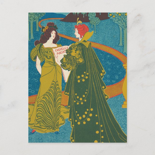 Vintage Cassell's Magazine December 1896 Postcard (Front)