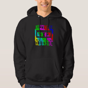 Vintage Cassette 80s Retro Music Keeping it oldSch Hoodie