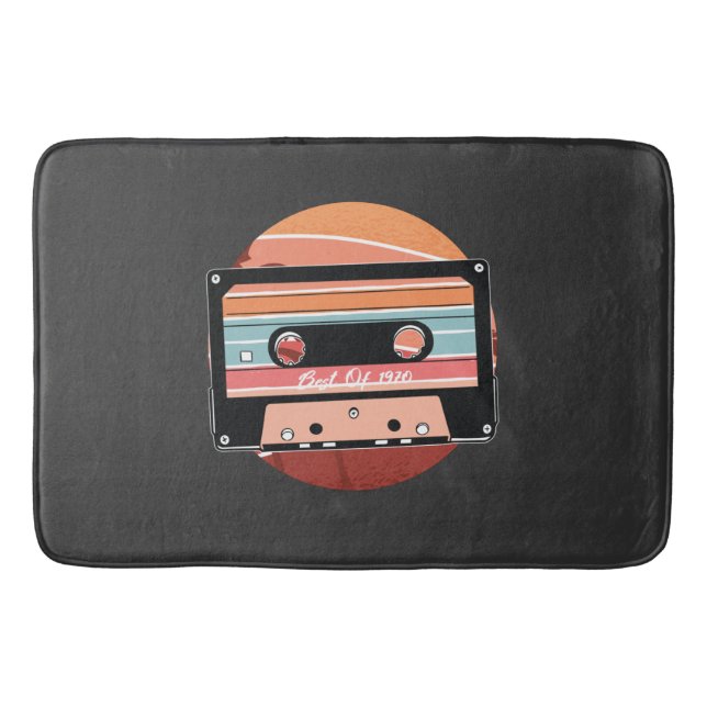 Vintage cassette bath mat (Front)